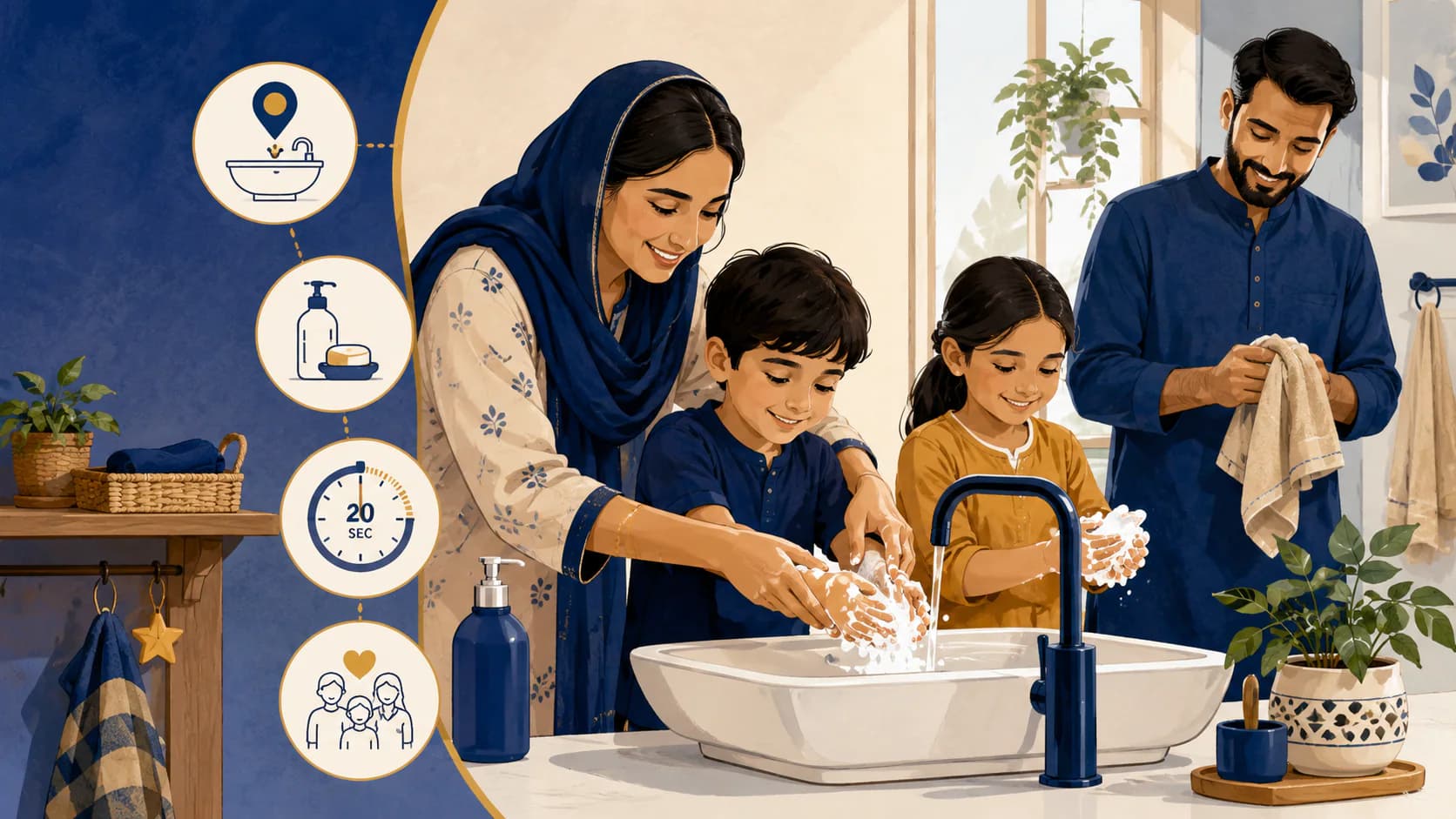 Handwashing at home: how to make good hygiene easier to repeat