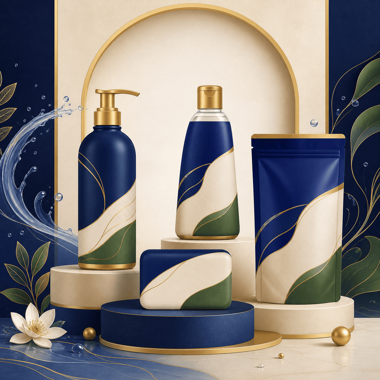 Illustrated Gulabad Hand & Personal Hygiene product family